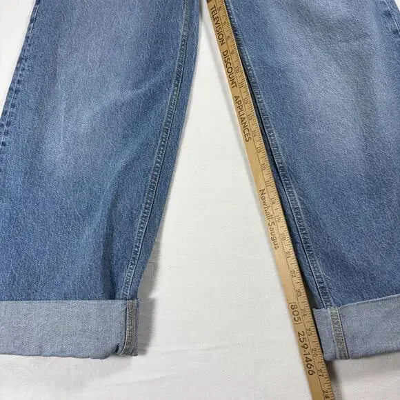 Old Navy Jeans Womens Size 10 Blue Extra High Rise Wide Leg Y2K Vintage Denim!! - Picture 2 of 7